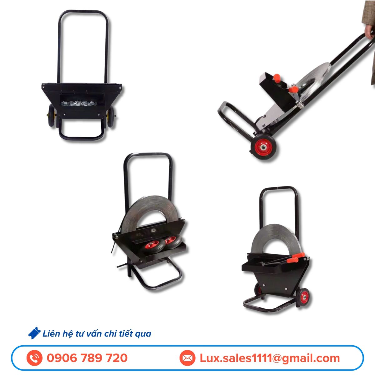 Xe đẩy dây đai Xe đẩy dây đai